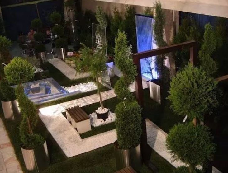 庭院空間小，也能設(shè)計漂亮小花園！